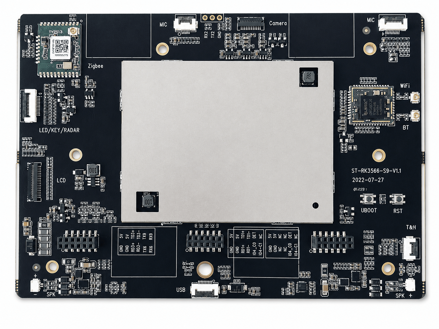 RK3576 processor used in Android and Linux wall-mounted touch panel hardware platforms for high-performance smart home and building automation control interfaces.